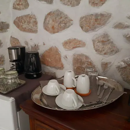 The Two Carob Trees, Traditional Stonehouse, Nikandri, Pirgos Diros *